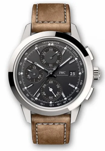 IWC Ingenieur Chronograph Custom Stainless Steel / Black-Black / Calf IW3808-BD (IW3808BD)